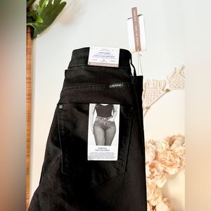 H&M Women’s high waist, ankle-length black jeans